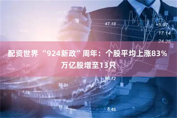 配资世界 “924新政”周年：个股平均上涨83% 万亿股增至13只