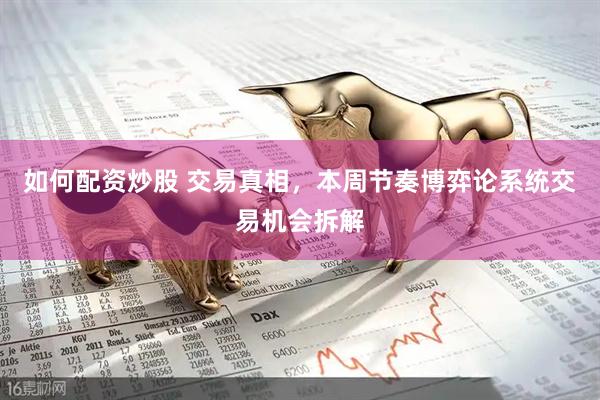 如何配资炒股 交易真相，本周节奏博弈论系统交易机会拆解